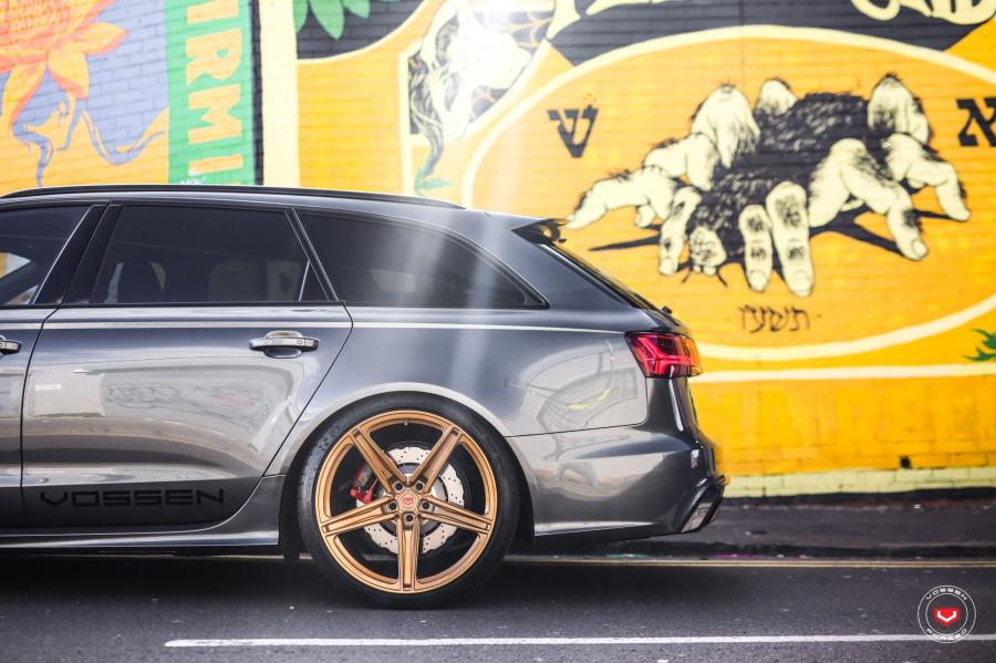 Детали экстерьера Audi RS6 Avant on Vossen Wheels (M-X5) 2019 года  (фото 2 из 23)